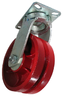 Steel V-Groove caster wheel