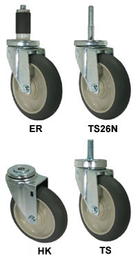 polyolefin caster wheel