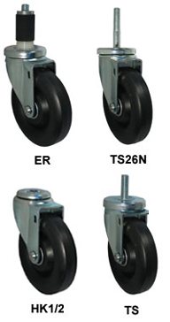 polyolefin caster wheel