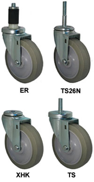 high capaciry rubber caster wheel