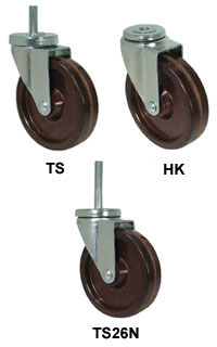 polyolefin caster wheel