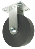 Rubber caster wheel