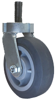 high capacity rubber caster wheel