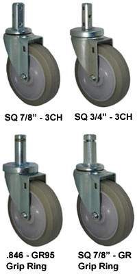 high capaciry rubber caster wheel