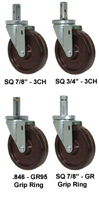 polyolefin caster wheel