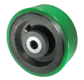 polyurethane on iron caster wheel