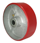 polyurethane on iron caster wheel