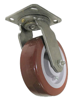 polyurethane on polyolefin caster wheel